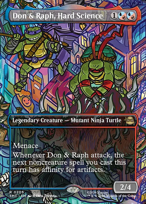 Don & Raph, Hard Science (Borderless foil) | Inglés | NM | TMT