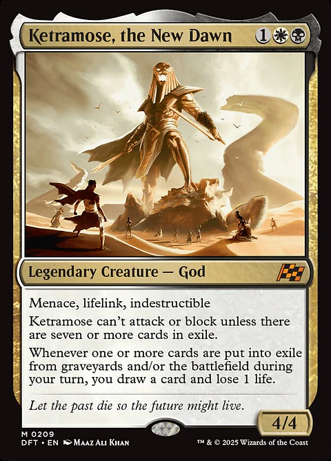 Ketramose, the New Dawn | Inglés | NM | DFT