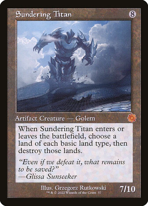 Sundering Titan (Retro Frame foil) | Español | NM | BRR
