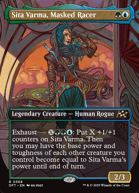 Sita Varma, Masked Racer (Borderless) | Inglés | NM | DFT