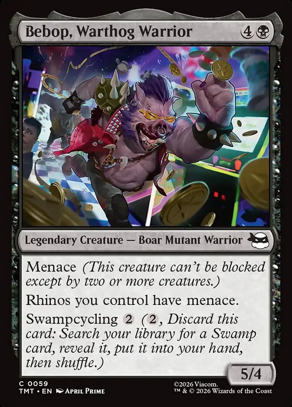 Bebop, Warthog Warrior | Inglés | NM | TMT 1