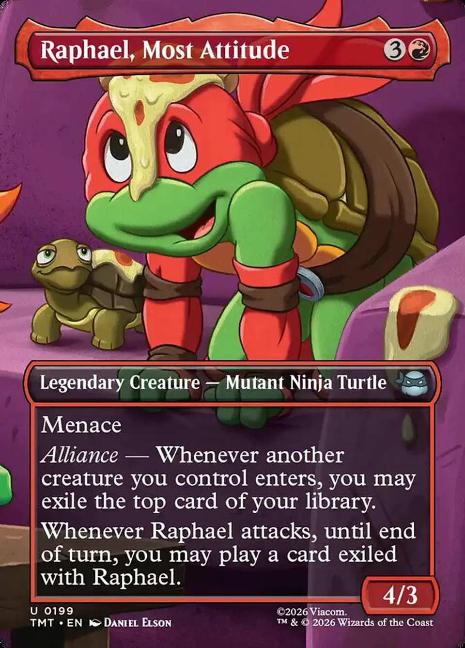 Raphael, Most Attitude (Borderless) | Inglés | NM | TMT 1
