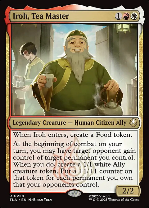 Iroh, Tea Master | Inglés | NM | TLA