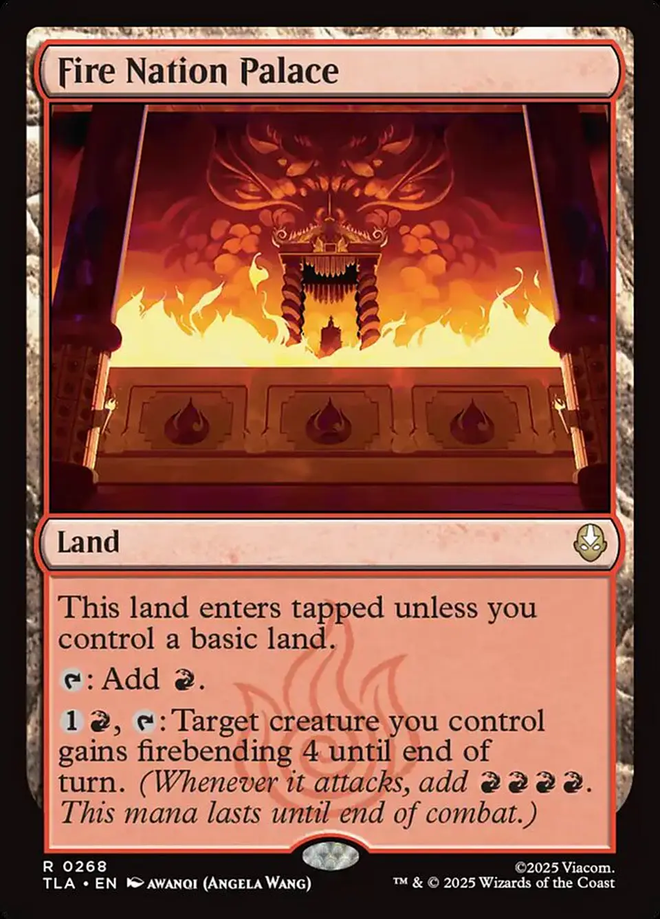 Fire Nation Palace | Inglés | NM | TLA 1