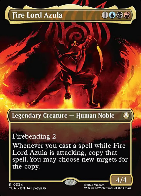 Fire Lord Azula (Borderless) | Inglés | NM | TLA