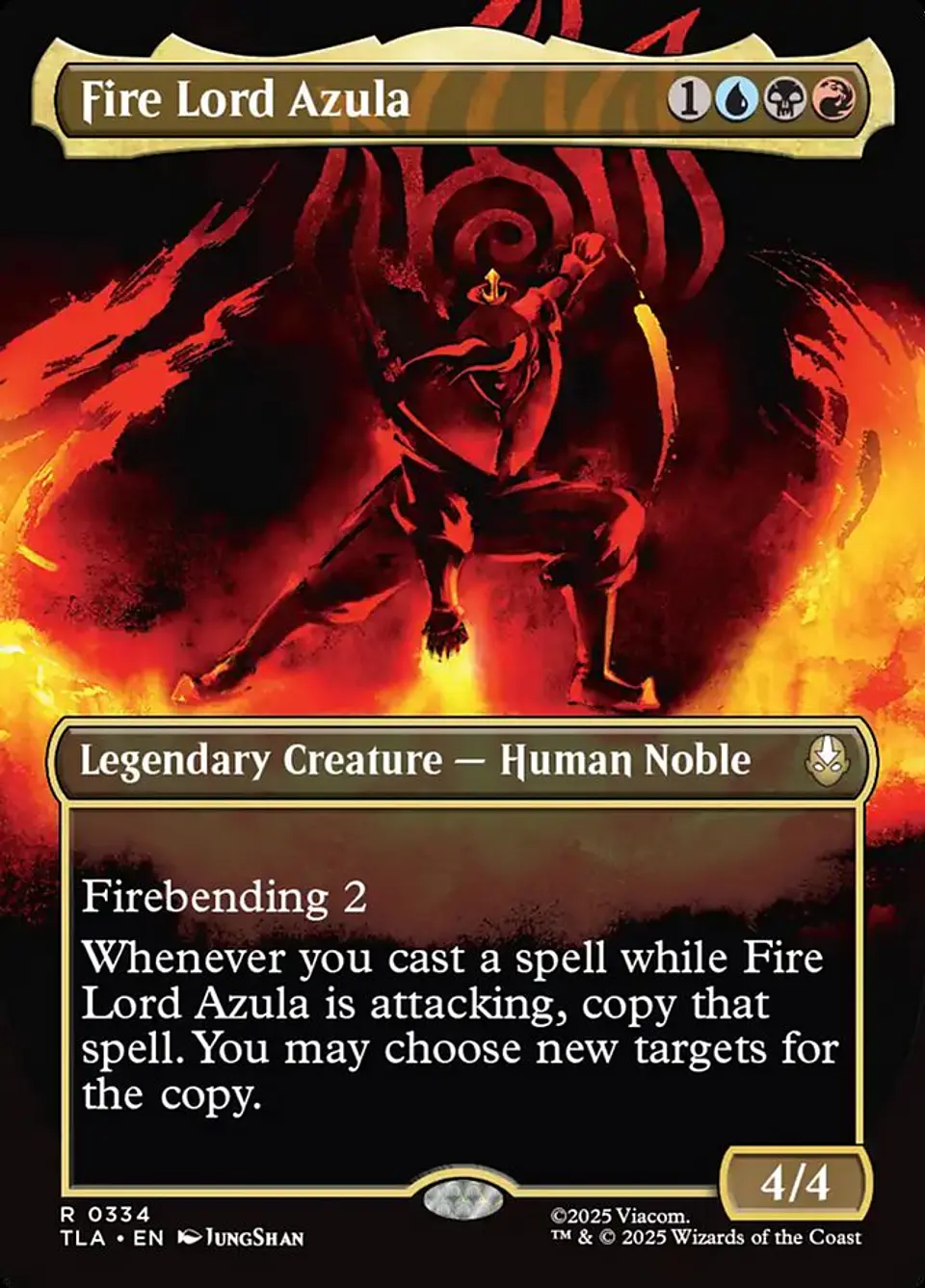 Fire Lord Azula (Borderless) | Inglés | NM | TLA 1