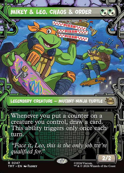 Mikey & Leo, Chaos & Order (Showcase) | Inglés | NM | TMT