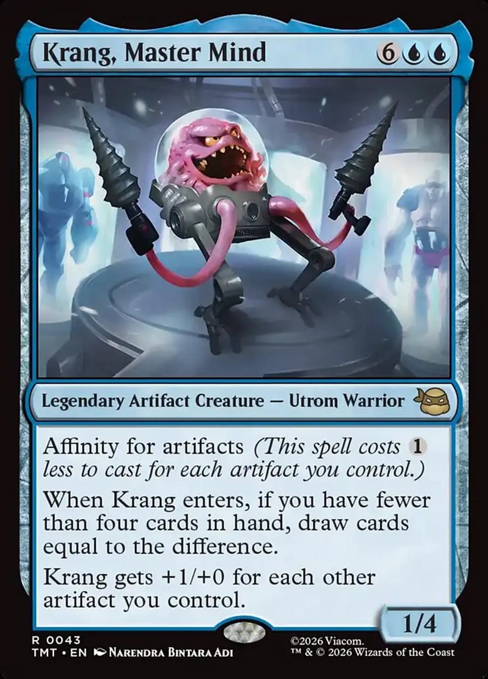 Krang, Master Mind | Inglés | NM | TMT 1