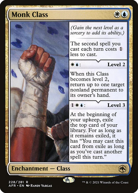 Monk Class | Inglés | NM | AFR