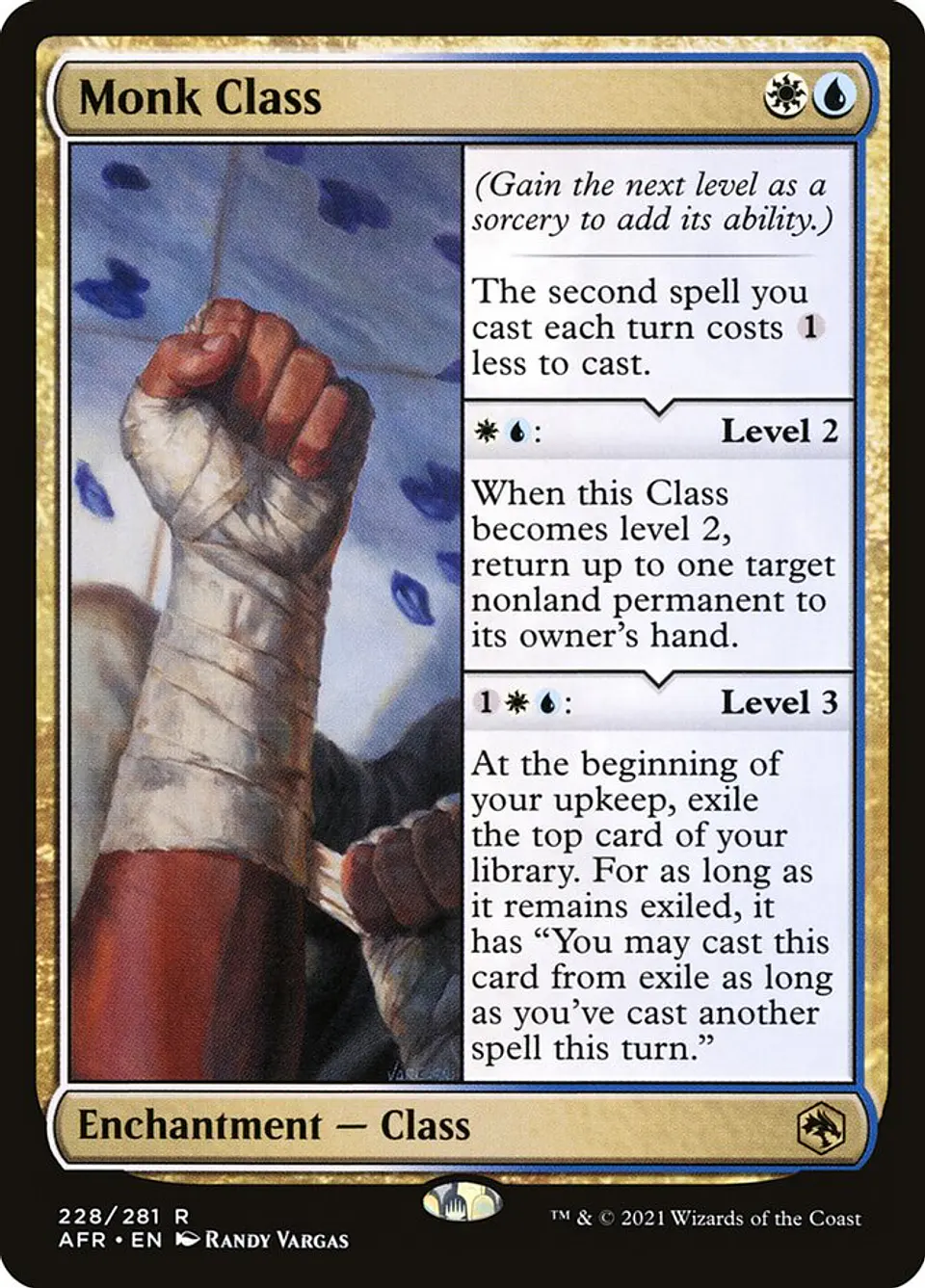 Monk Class | Inglés | NM | AFR 1