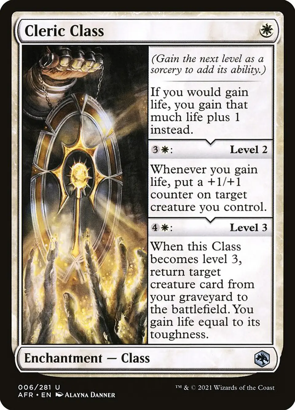 Cleric Class | Inglés | NM | AFR 1