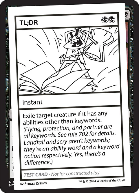 TL;DR | Inglés | NM | MB2