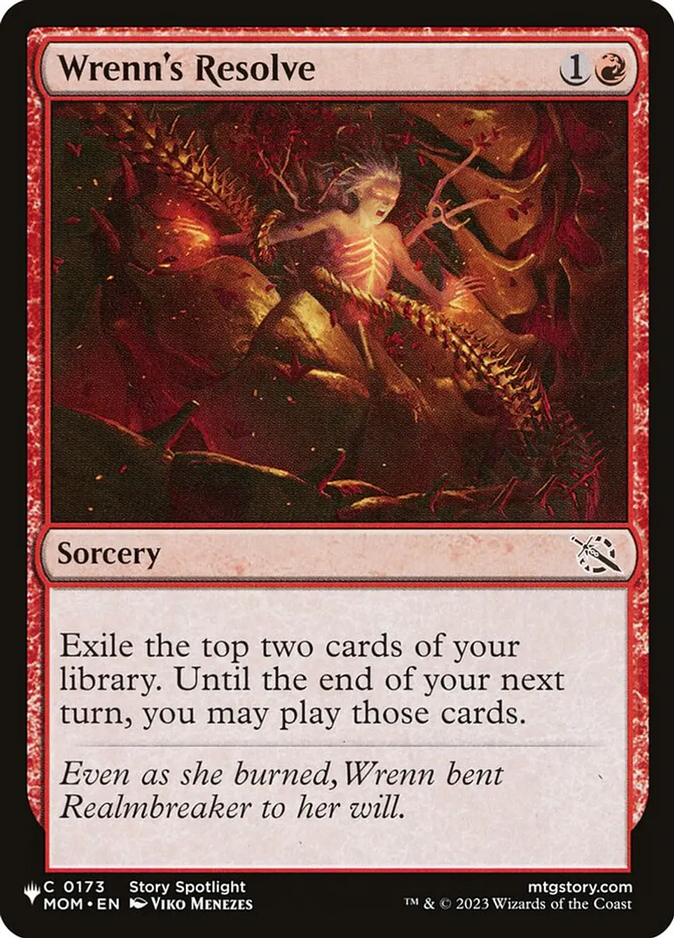 Wrenn's Resolve | Inglés | NM | PLST 1