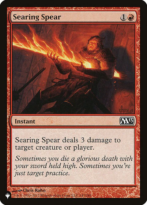 Searing Spear | Inglés | NM | PLST