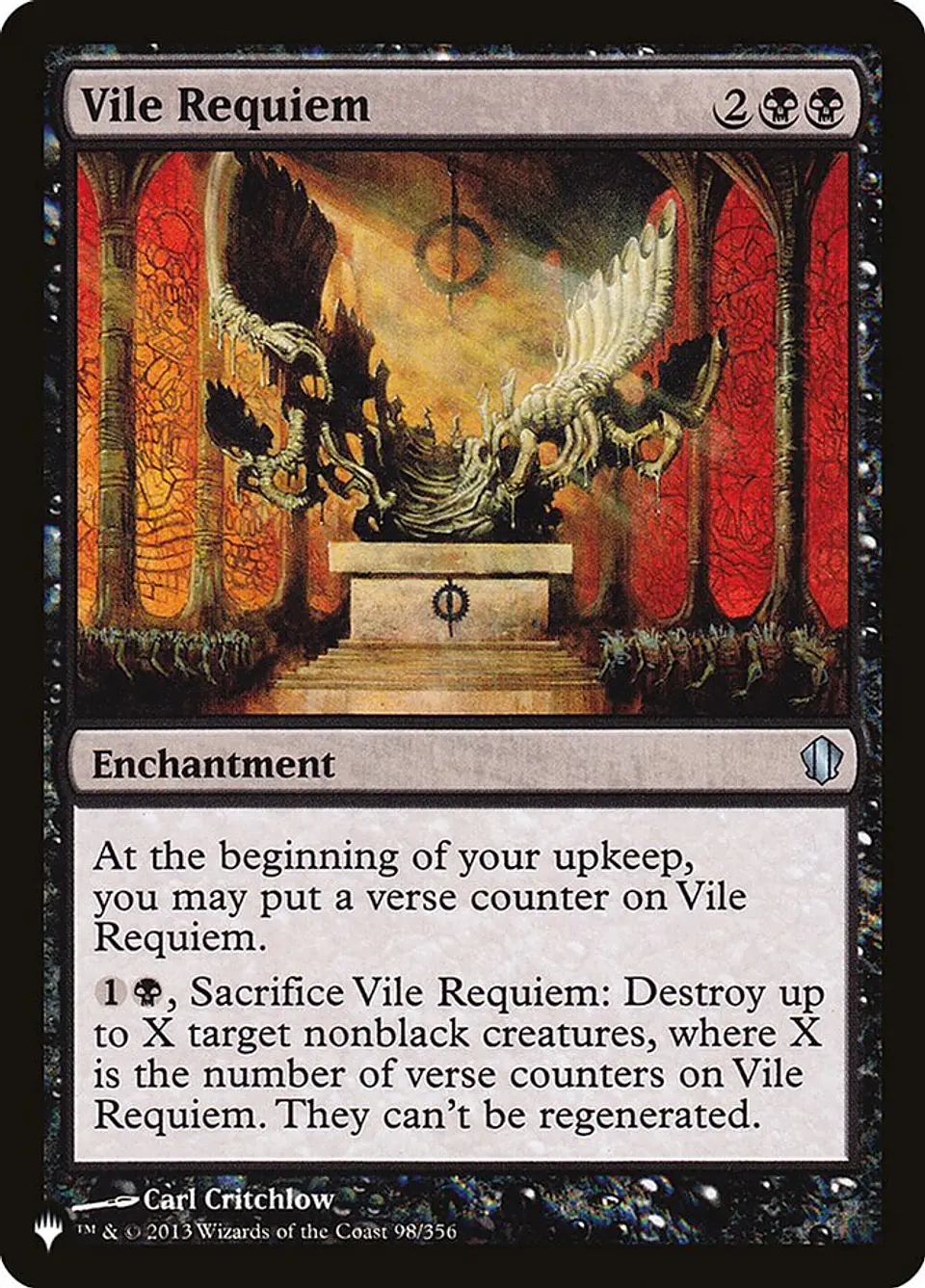 Vile Requiem | Inglés | NM | PLST 1