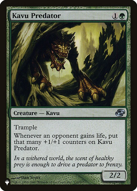 Kavu Predator | Inglés | NM | PLST