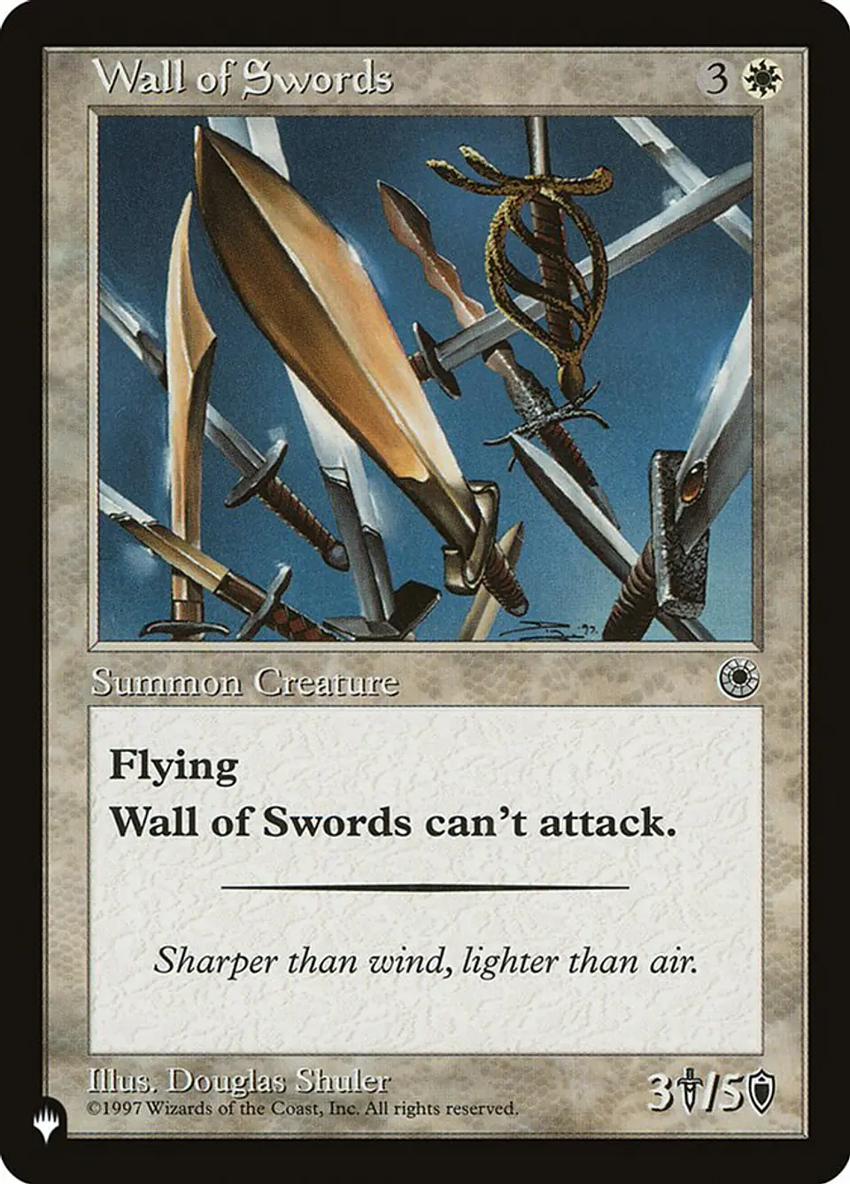 Wall of Swords (Retro Frame) | Inglés | NM | PLST 1