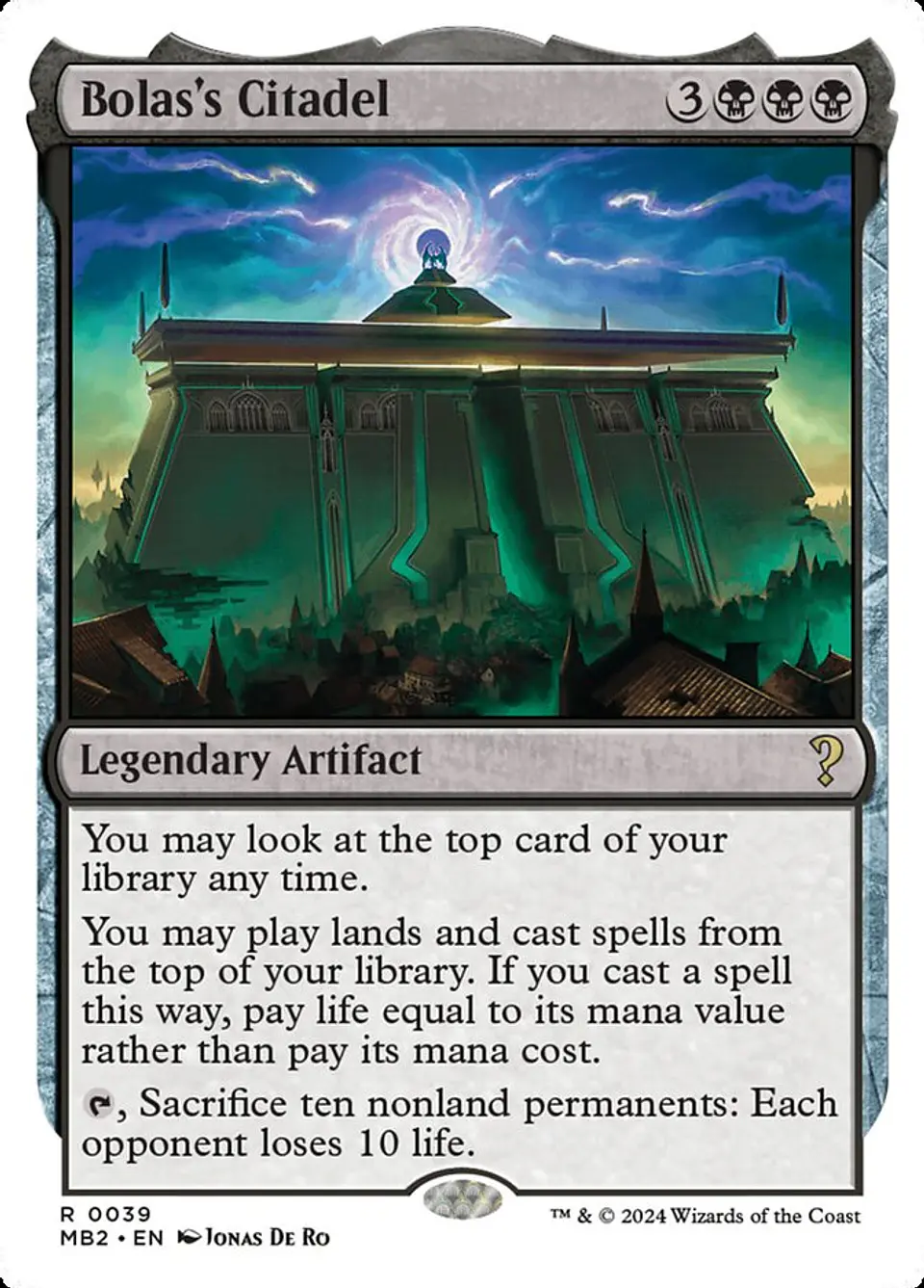 Bolas's Citadel | Inglés | NM | MB2 1