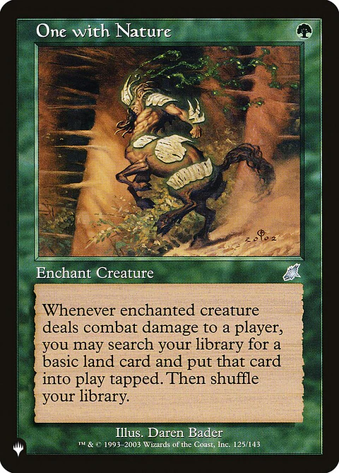 One with Nature (Retro Frame) | Inglés | NM | PLST