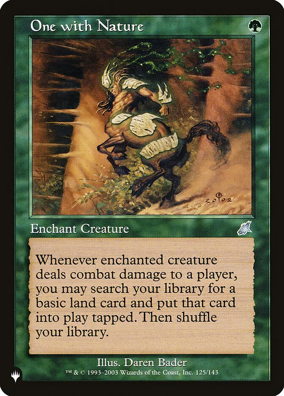 One with Nature (Retro Frame) | Inglés | NM | PLST 1