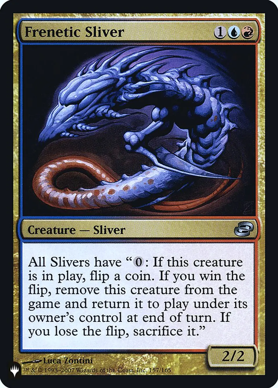 Frenetic Sliver | Inglés | NM | PLST 1