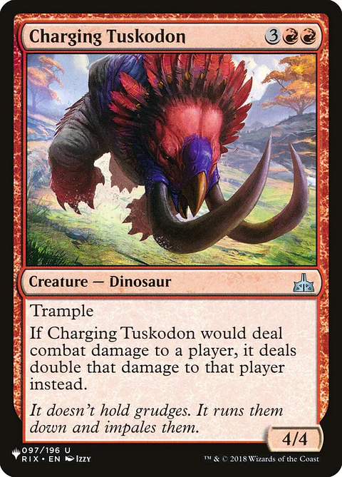 Charging Tuskodon | Inglés | NM | PLST