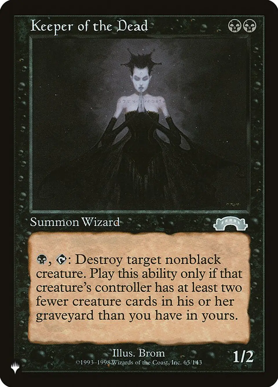 Keeper of the Dead (Retro Frame) | Inglés | NM | PLST 1