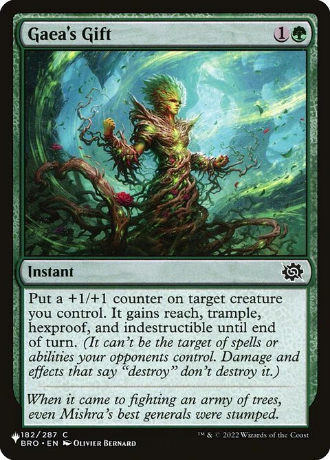 Gaea's Gift | Inglés | NM | PLST
