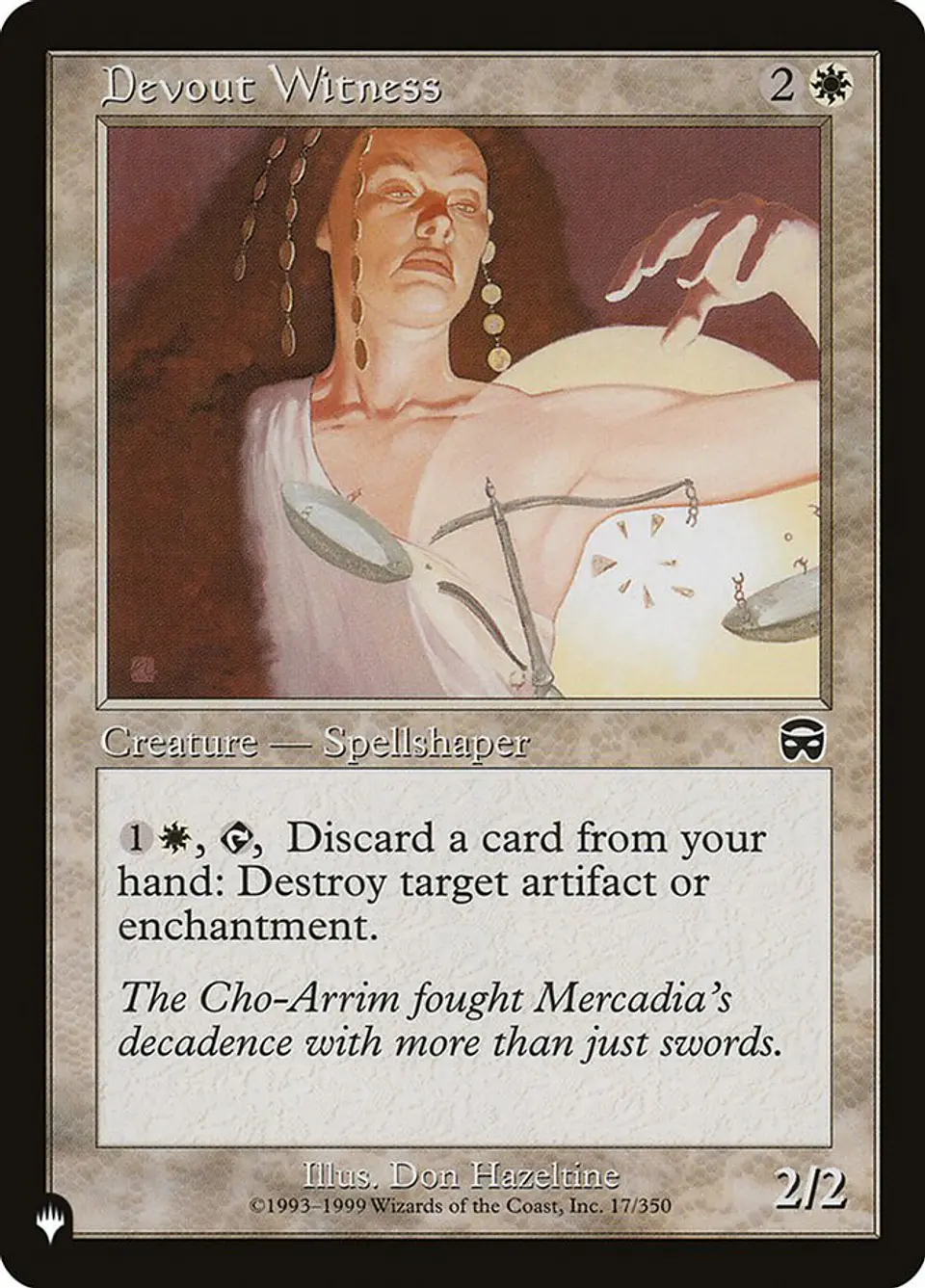 Devout Witness (Retro Frame) | Inglés | NM | PLST 1