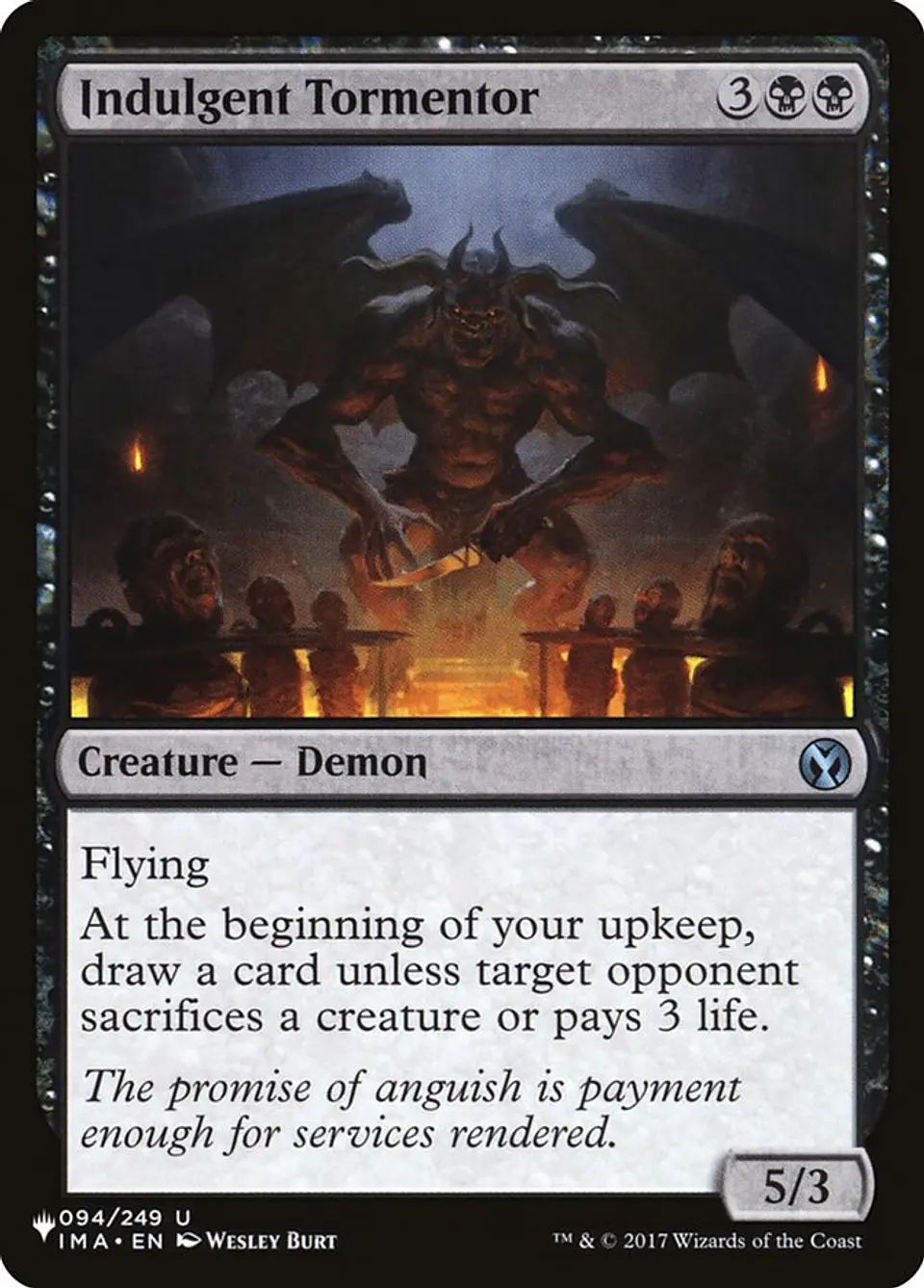 Indulgent Tormentor | Inglés | NM | PLST 1