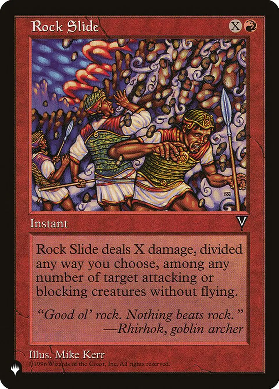 Rock Slide (Retro Frame) | Inglés | NM | PLST 1