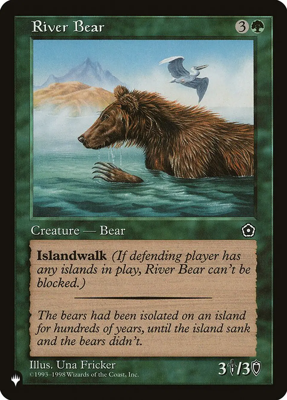 River Bear (Retro Frame) | Inglés | NM | PLST 1