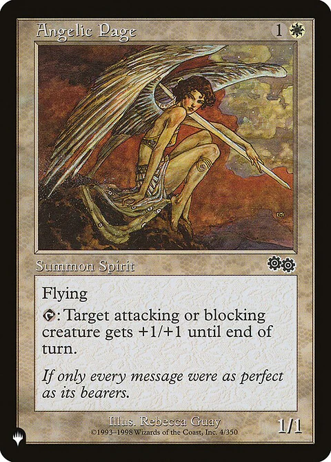 Angelic Page (Retro Frame) | Inglés | NM | PLST