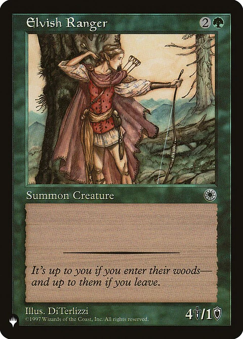 Elvish Ranger (Retro Frame) | Inglés | NM | PLST