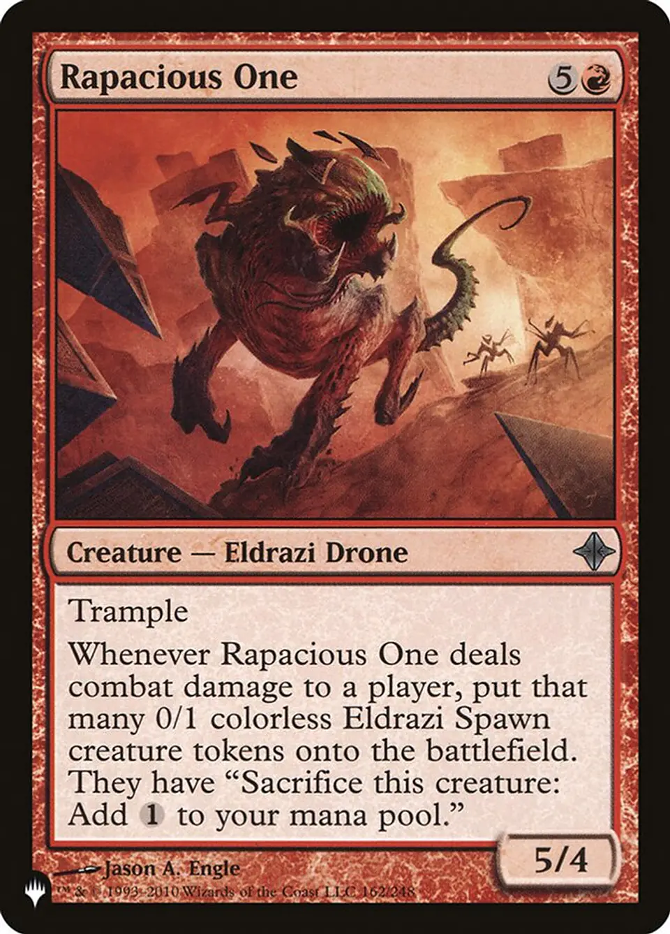 Rapacious One | Inglés | NM | PLST 1