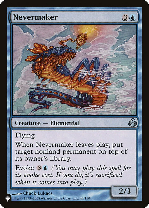Nevermaker | Inglés | NM | PLST