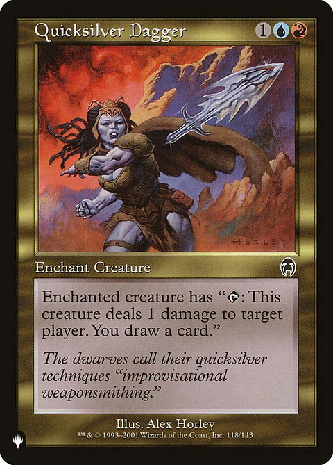 Quicksilver Dagger (Retro Frame) | Inglés | NM | PLST