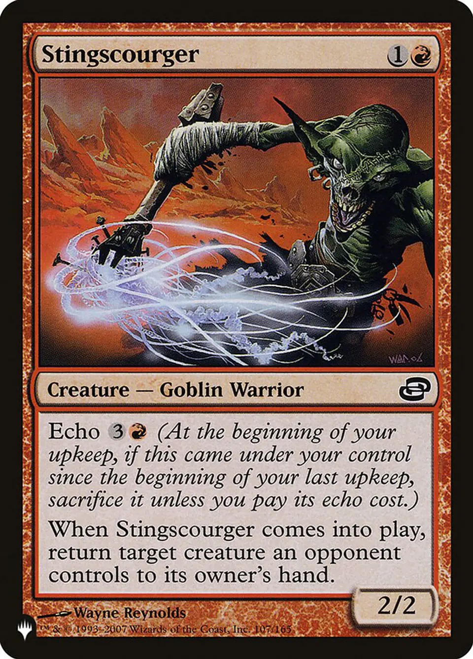 Stingscourger | Inglés | NM | PLST 1