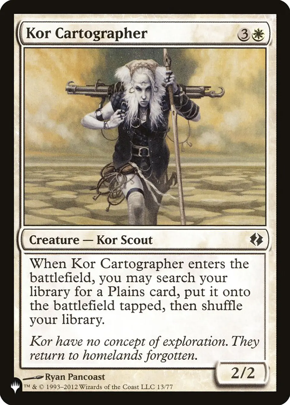 Kor Cartographer | Inglés | NM | PLST 1