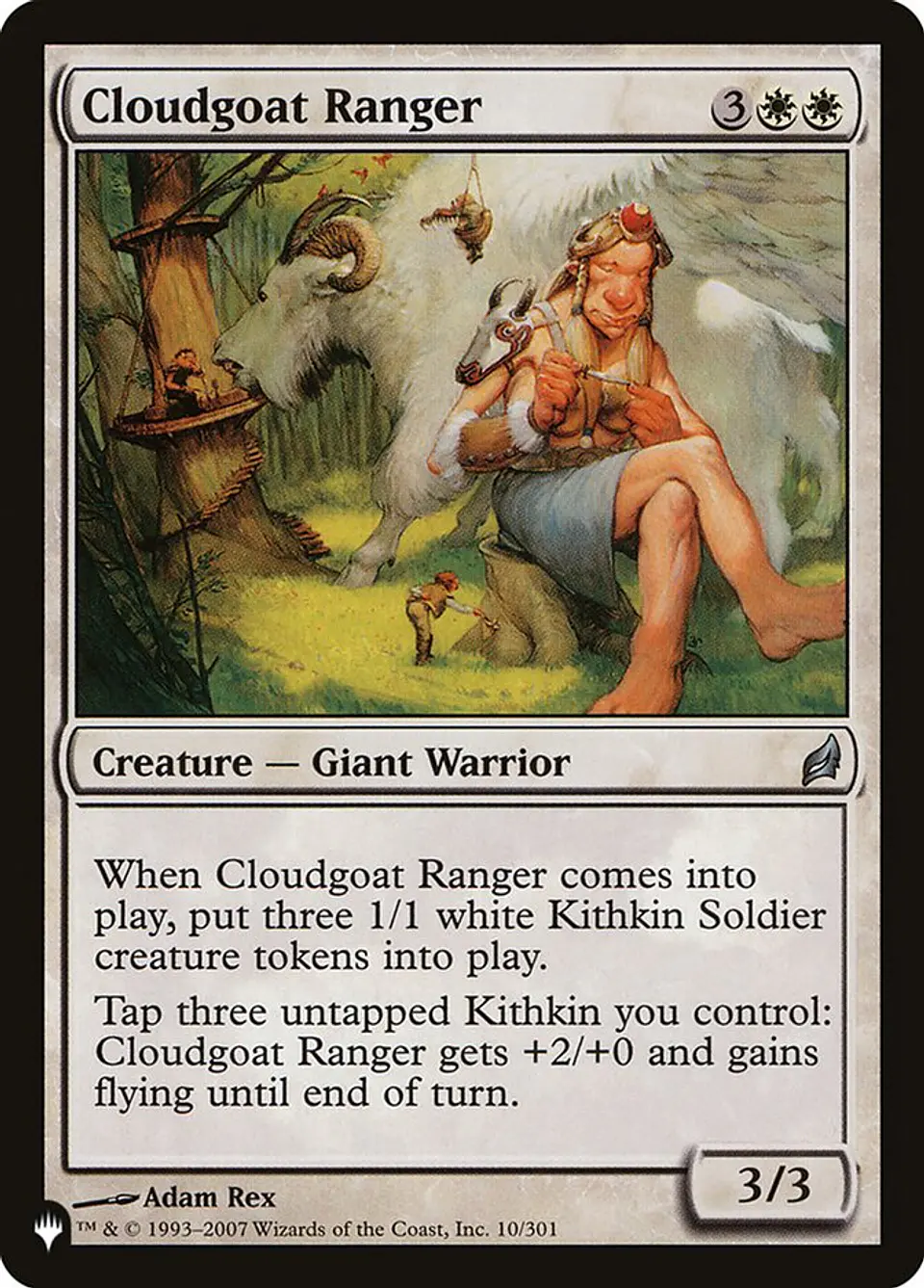 Cloudgoat Ranger | Inglés | NM | PLST 1