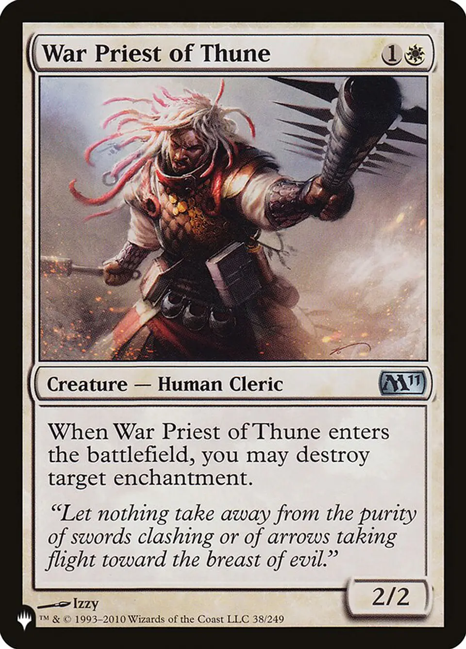 War Priest of Thune | Inglés | NM | PLST 1