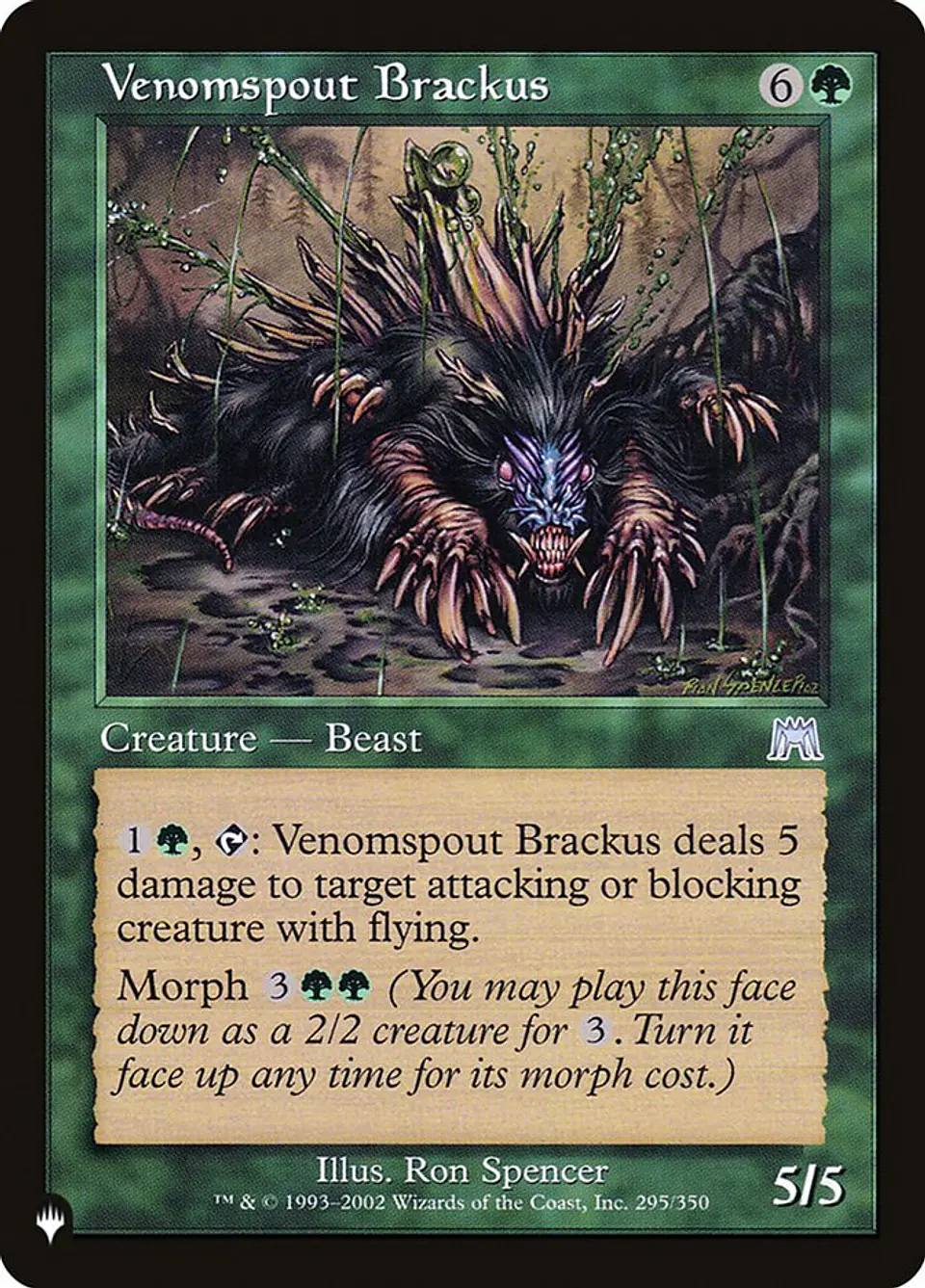 Venomspout Brackus (Retro Frame) | Inglés | NM | PLST 1