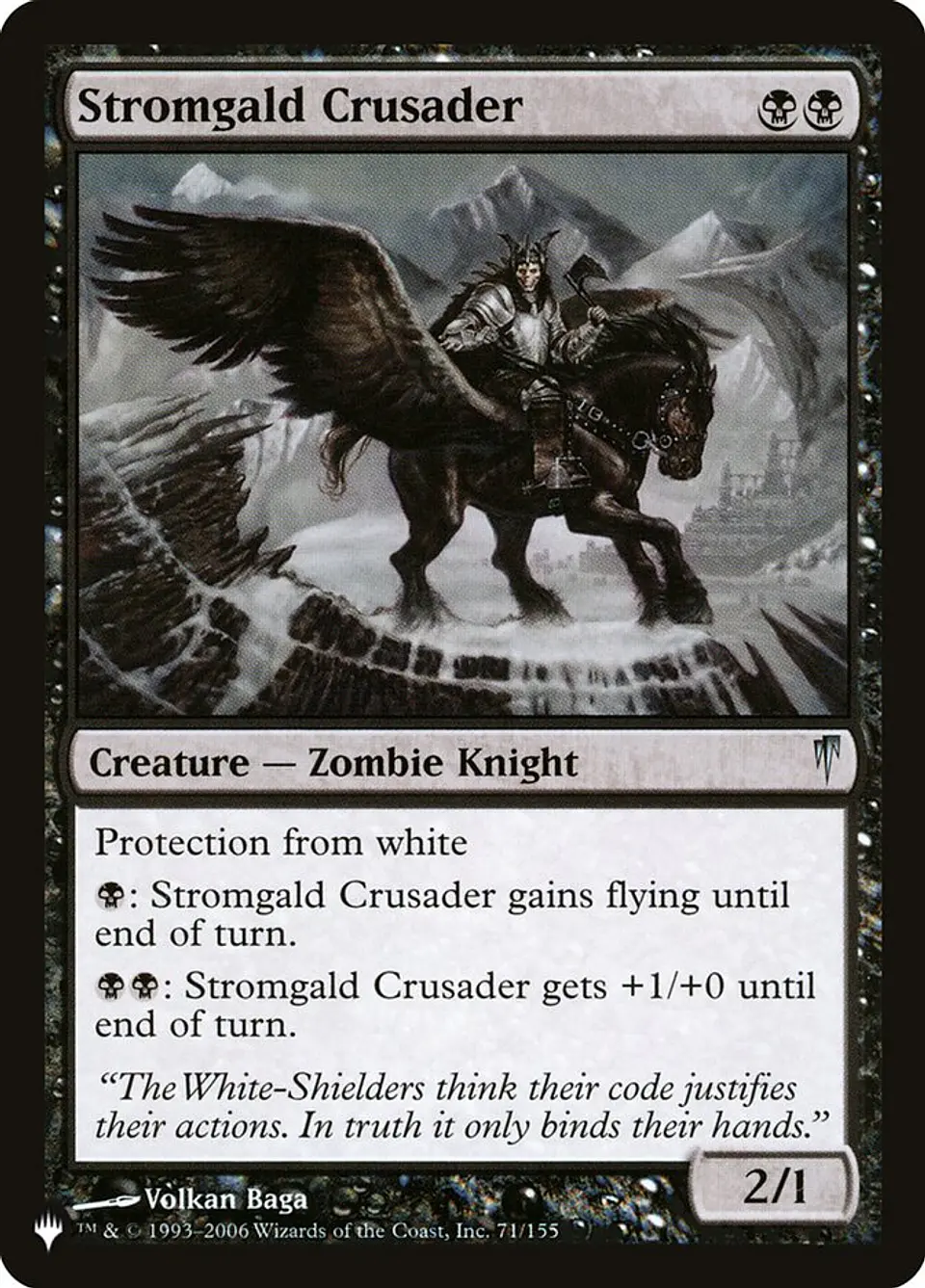 Stromgald Crusader | Inglés | NM | PLST 1