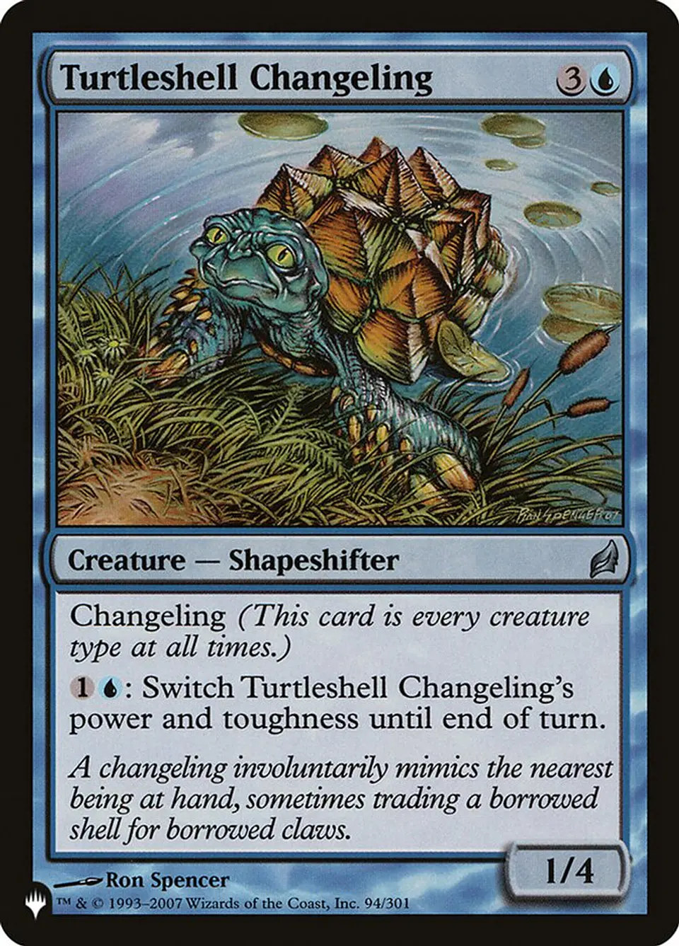 Turtleshell Changeling | Inglés | NM | PLST 1