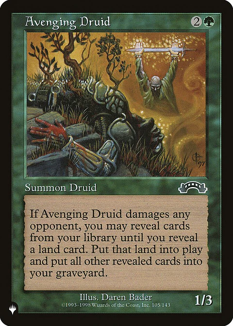 Avenging Druid (Retro Frame) | Inglés | NM | PLST