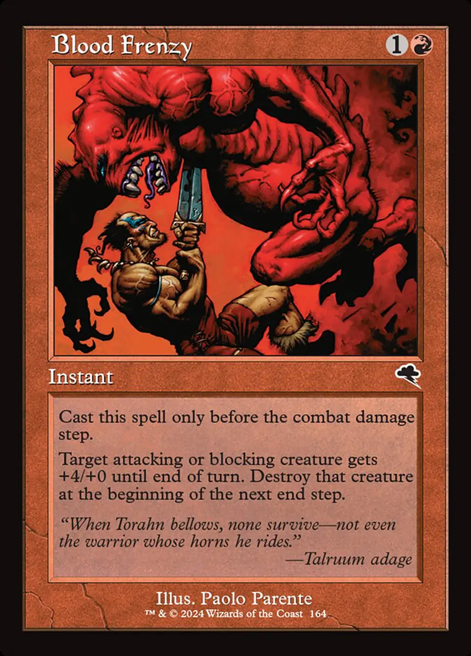 Blood Frenzy (Retro Frame) | Inglés | NM | PLST 1