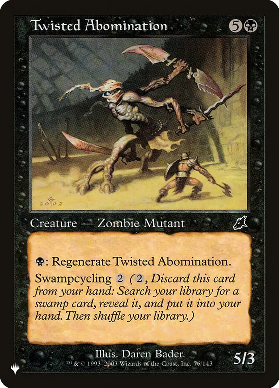 Twisted Abomination (Retro Frame) | Inglés | NM | PLST 1