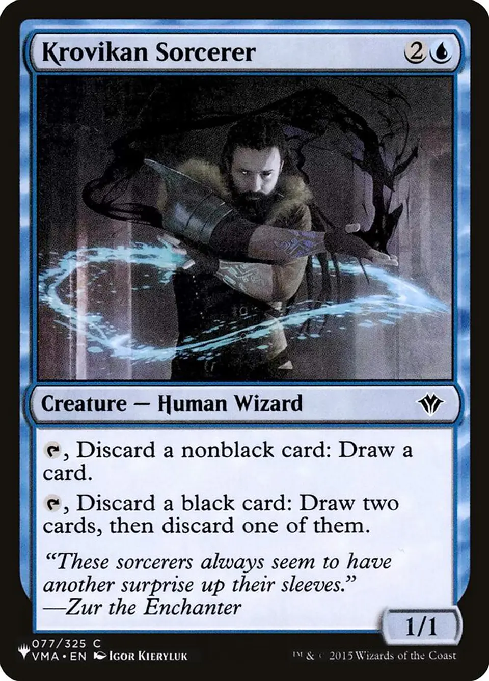 Krovikan Sorcerer | Inglés | NM | PLST 1