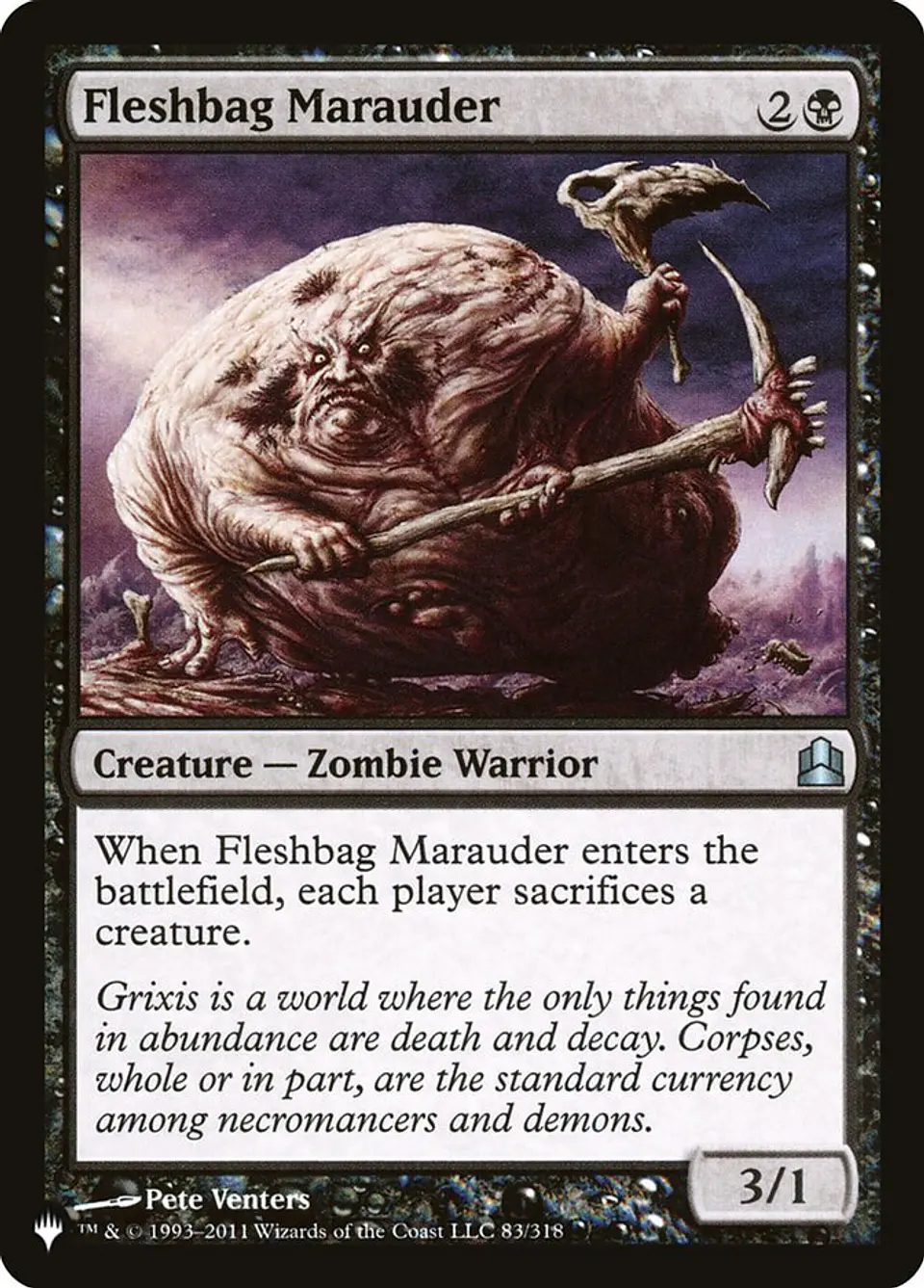 Fleshbag Marauder | Inglés | NM | PLST 1