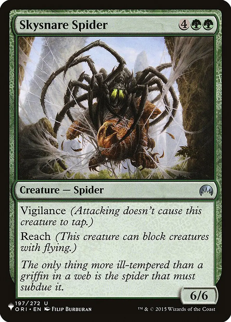 Skysnare Spider | Inglés | NM | PLST 1